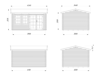 Garden Cabin Iris 11.1 m²