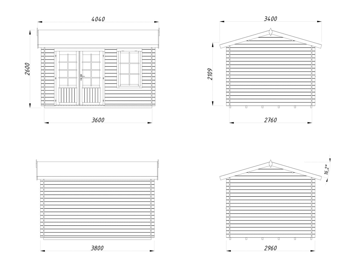 Garden Cabin Iris 9.6 m²