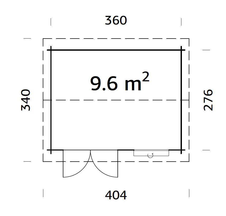 Garden Cabin Iris 9.6 m²