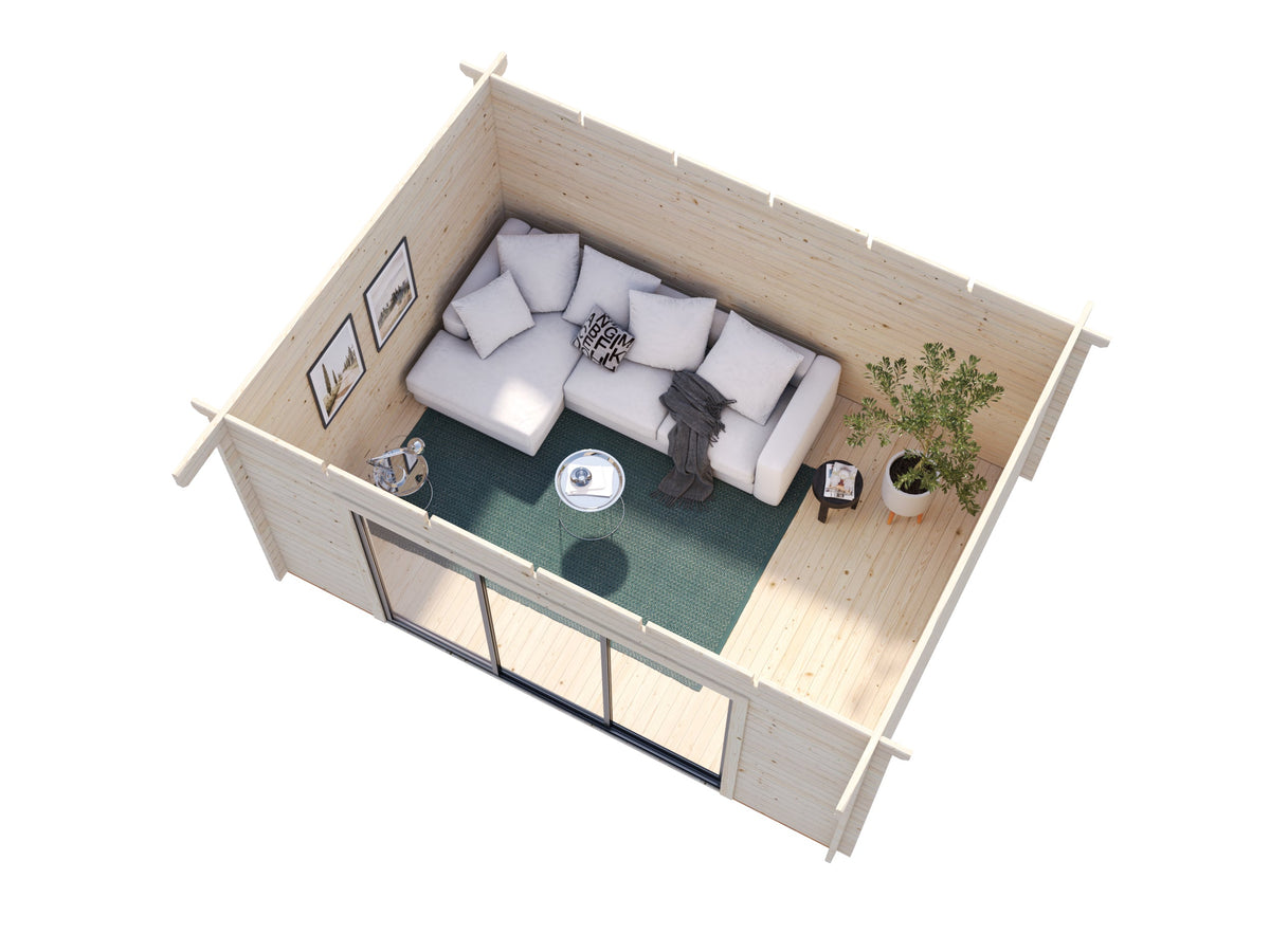 Garden Cabin Lea 14.2 m² Slide Plus