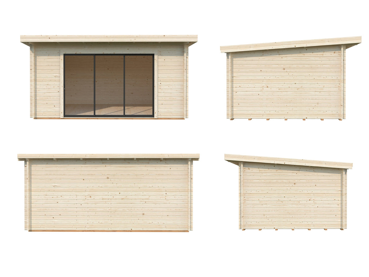 Garden Cabin Lea 14.2 m² Slide Plus