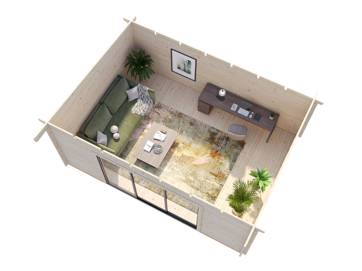 Garden Cabin Lea 19.4 m² Slide Plus