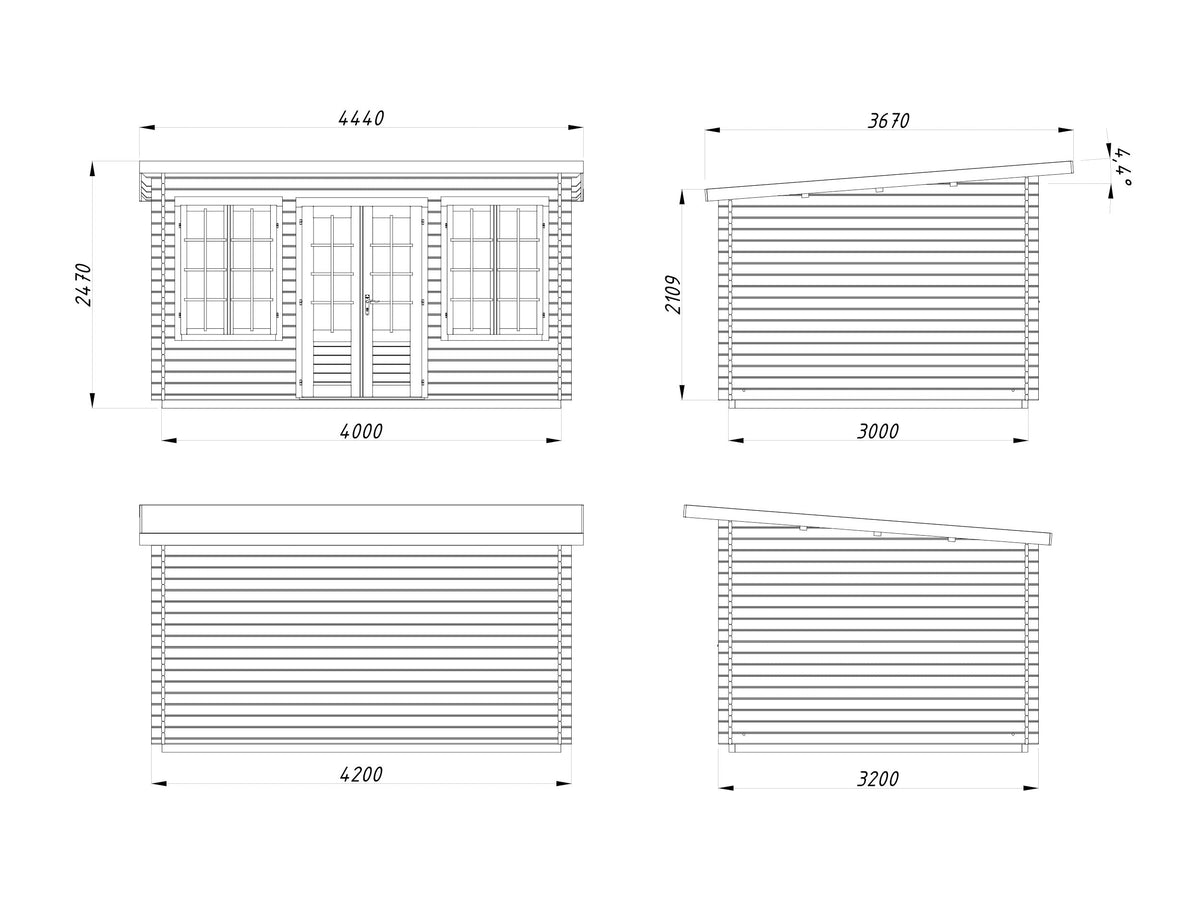 Garden Cabin Lisa 11.5 m²