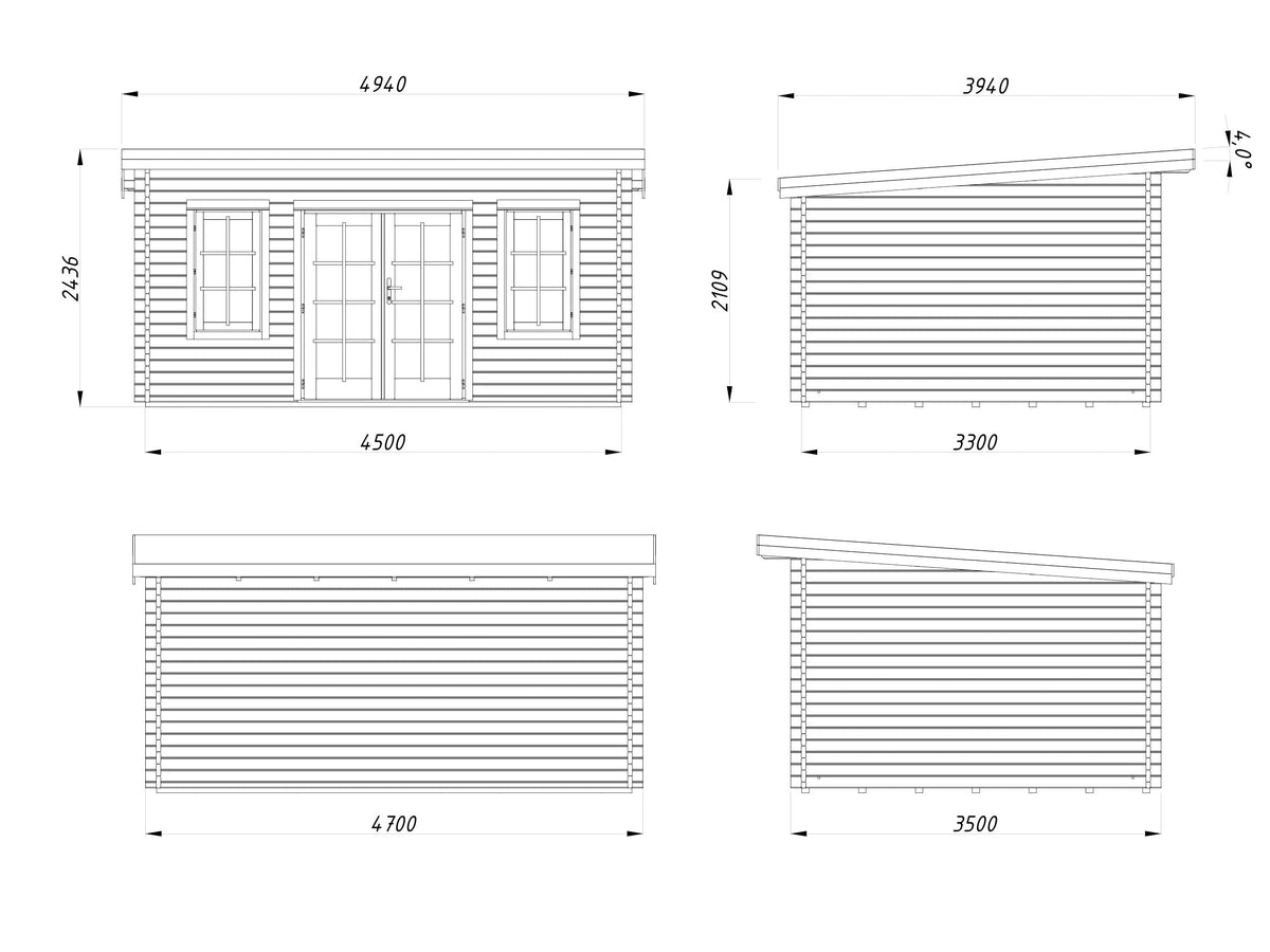 Garden Cabin Lisa 14.2 m²