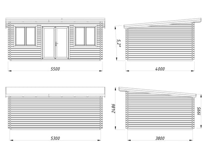 Garden Cabin Lisandra 19.4 m²