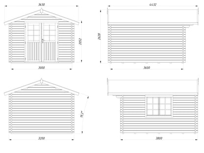 Garden Cabin Sally 10.2 m²