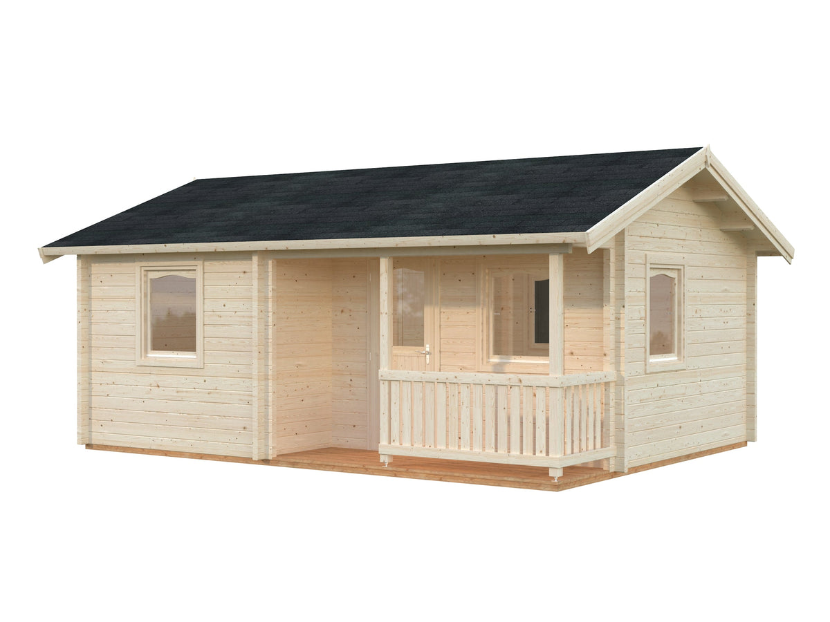 Garden Cabin Sandra 21.5+3.7 m²