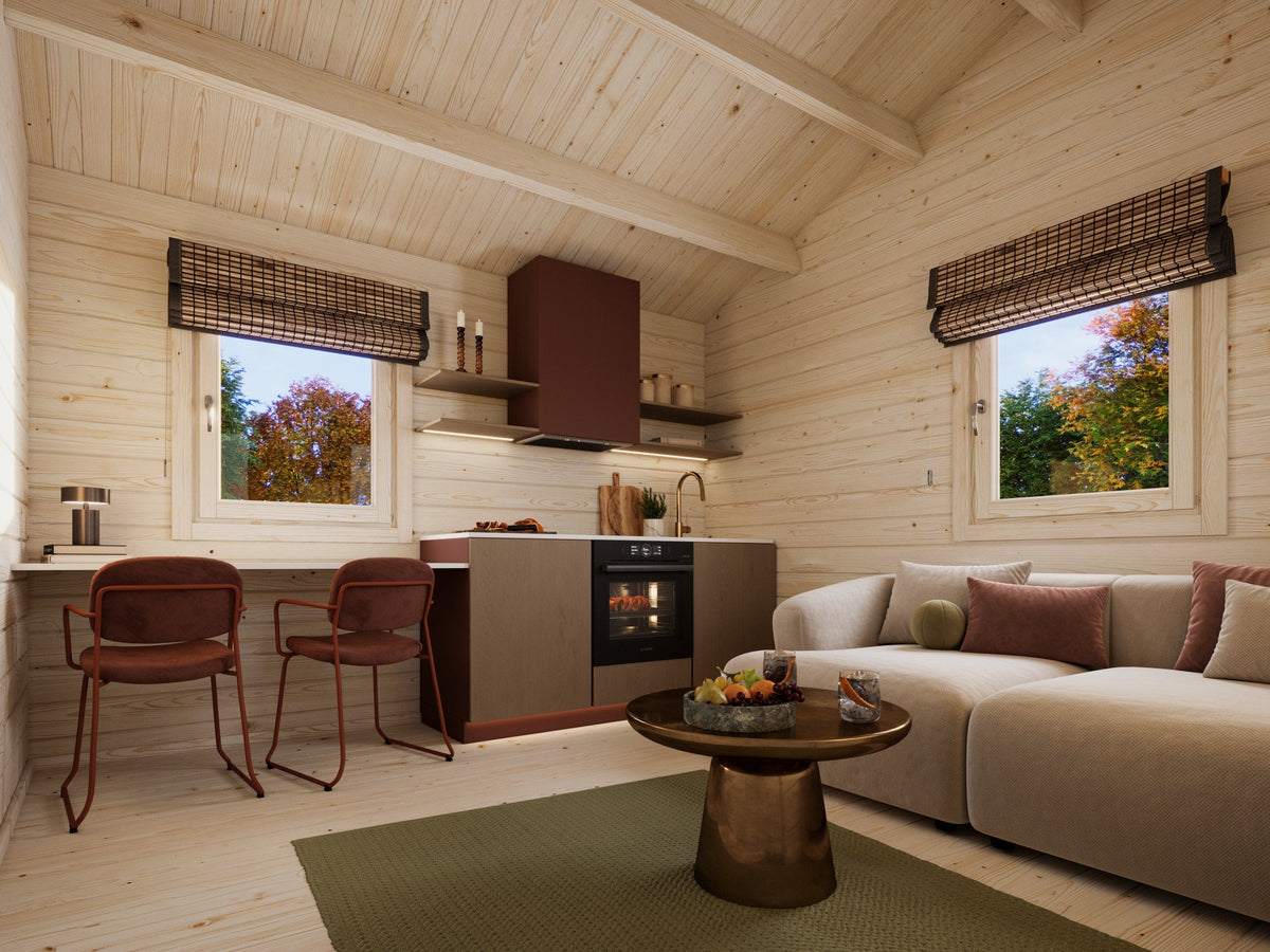 Garden Cabin Sandra 21.5+3.7 m²