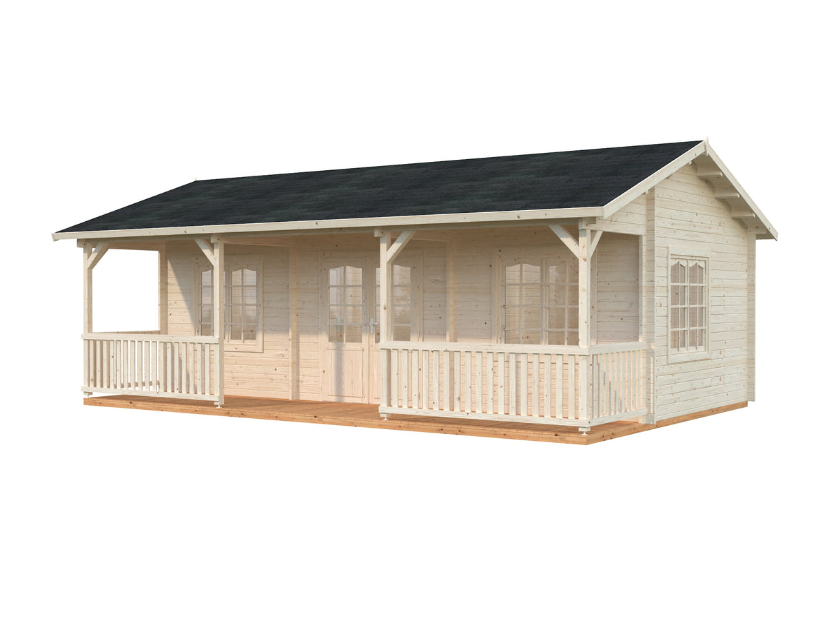 Garden Cabin Sandra 25.6+11.1 m²