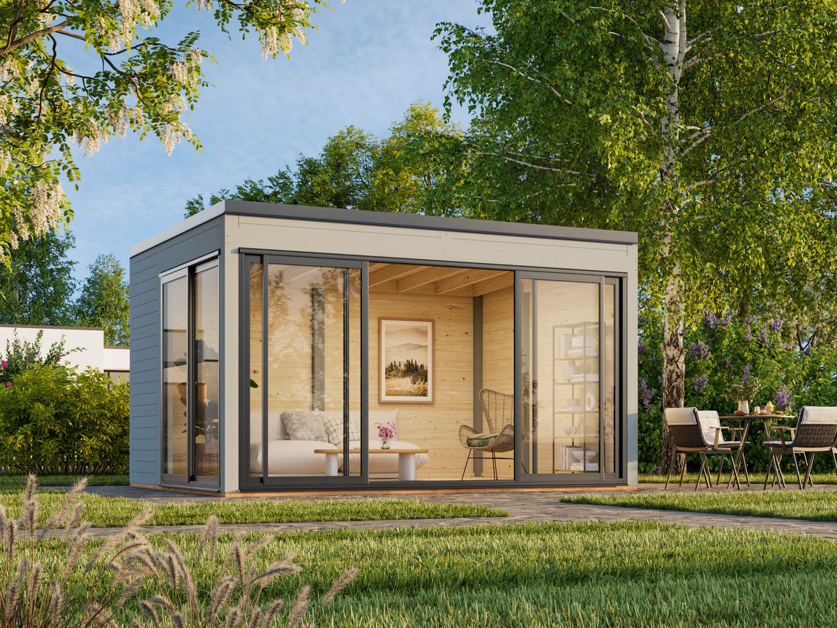 Garden Cabin Serena 12.6 m² Set 1 Slide Plus