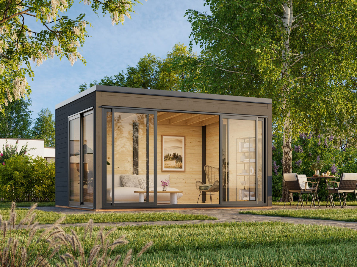 Garden Cabin Serena 12.6 m² Set 1 Slide Plus