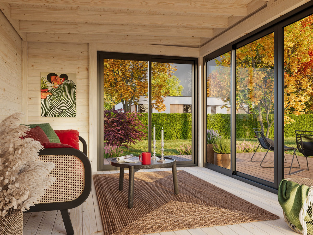 Garden Cabin Serena 12.6 m² Set 2 Slide