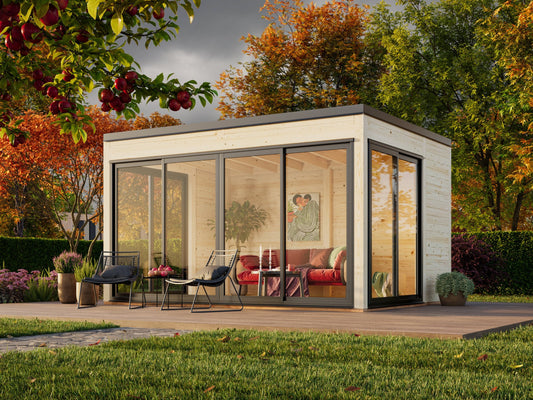 Garden Cabin Serena 12.6 m² Set 2 Slide Plus