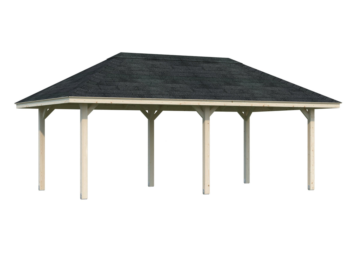 Garden Gazebo Bianca 16.6 m², untreated