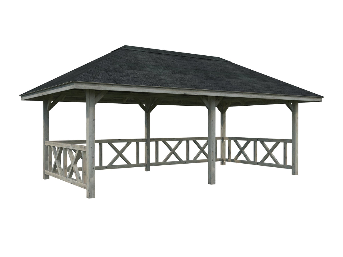 Garden Gazebo Bianca 16.6 m² Set 107
