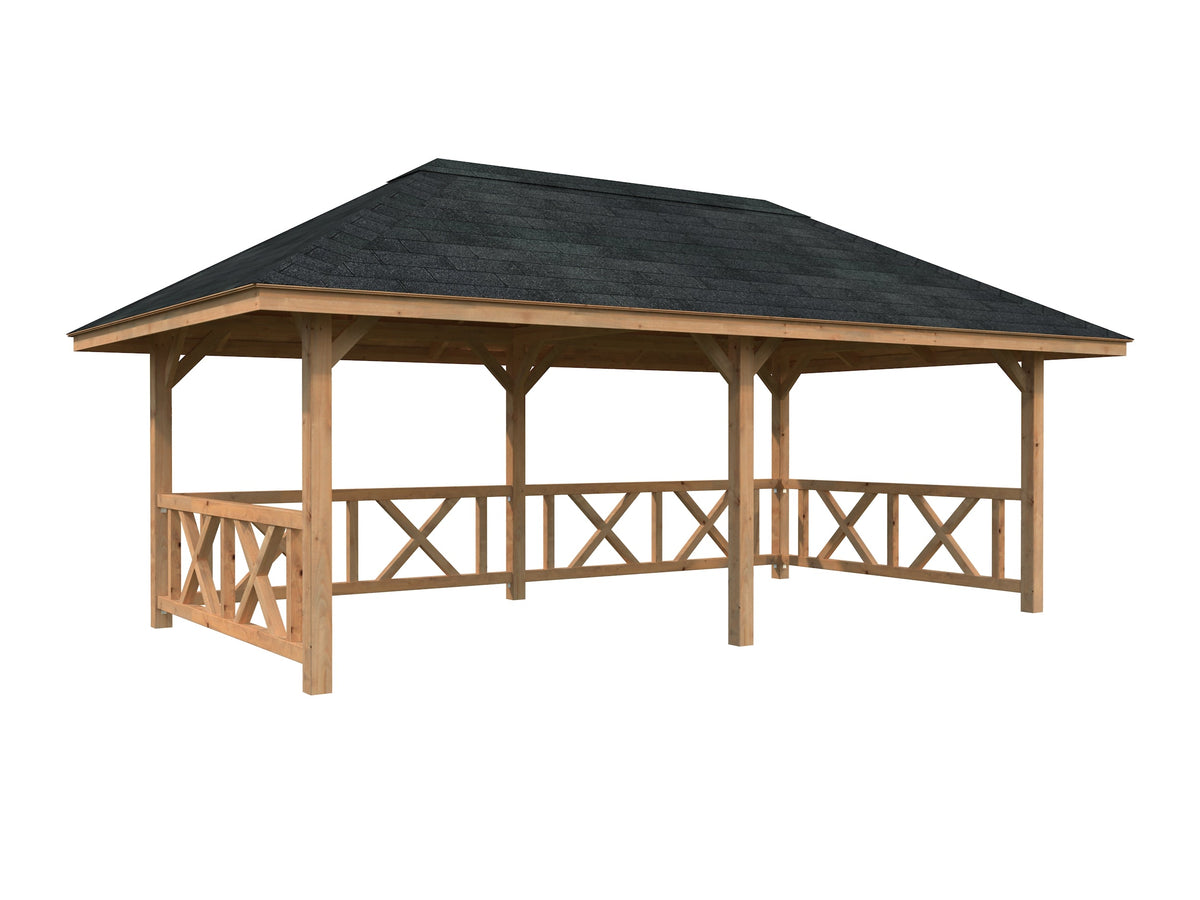 Garden Gazebo Bianca 16.6 m² Set 107