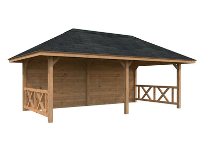 Garden Gazebo Bianca 16.6 m² Set 108