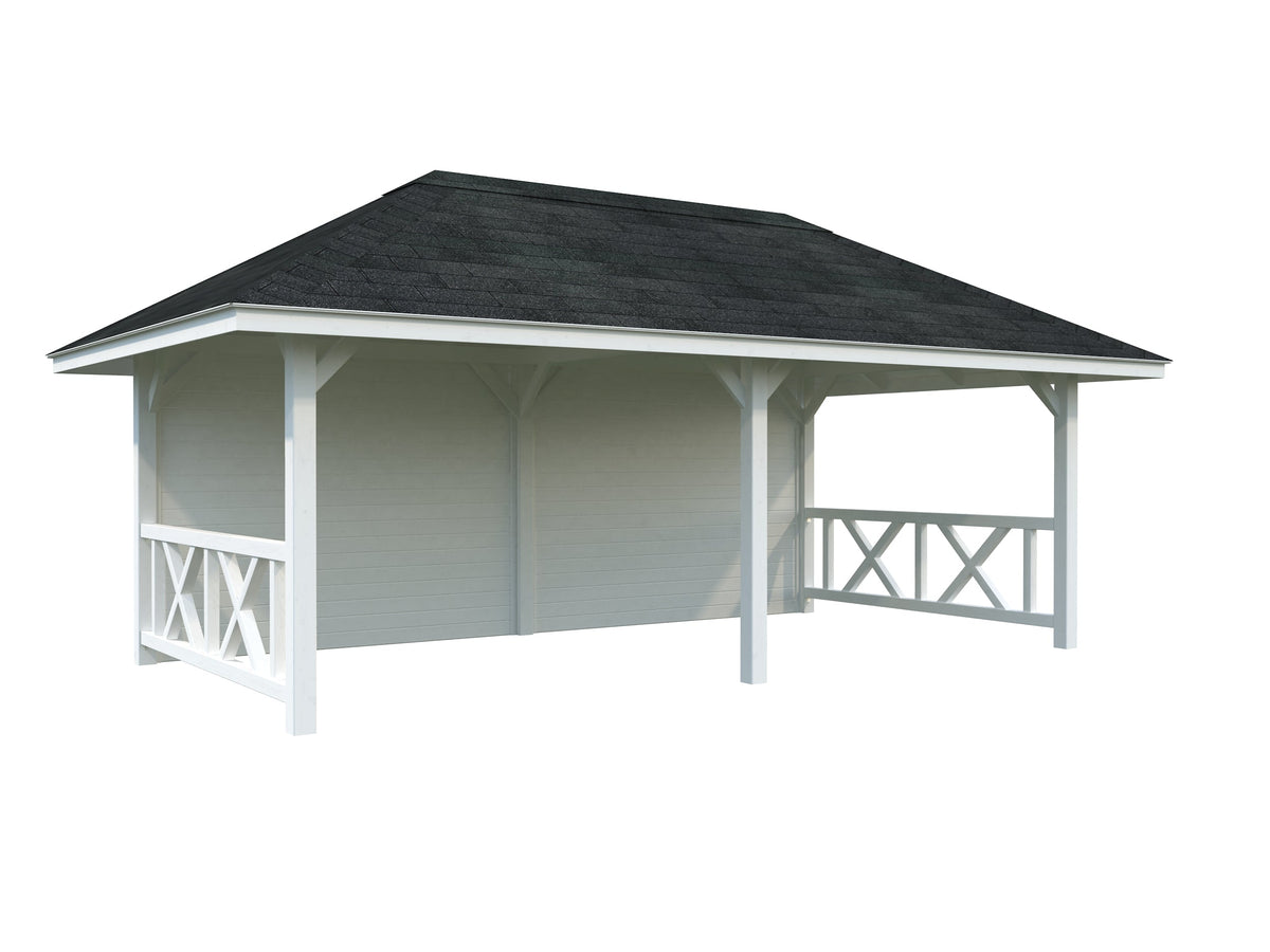 Garden Gazebo Bianca 16.6 m² Set 108