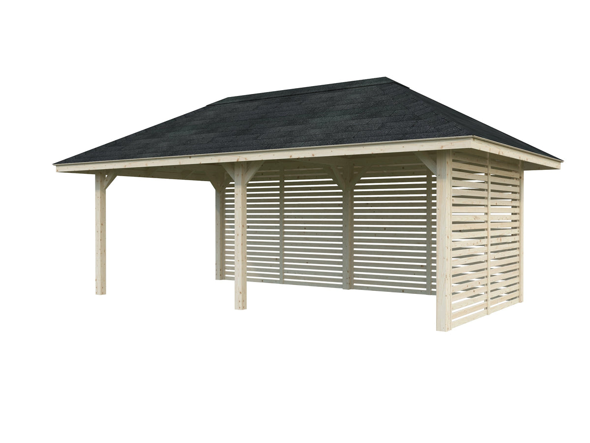 Garden Gazebo Bianca 16.6 m² Set 109, untreated