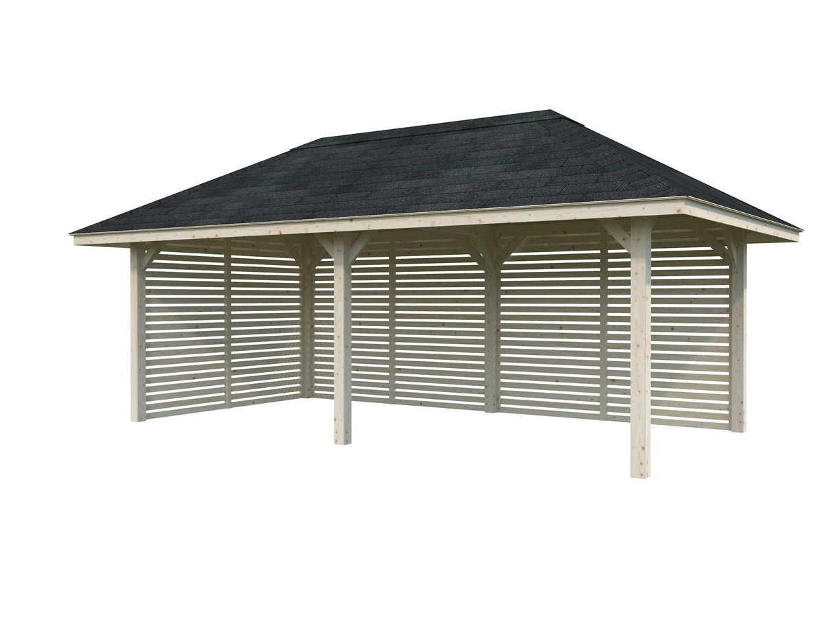 Garden Gazebo Bianca 16.6 m² Set 109