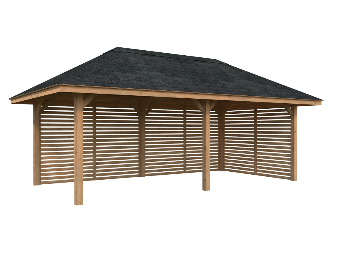 Garden Gazebo Bianca 16.6 m² Set 109