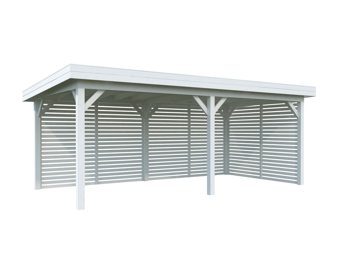 Garden Gazebo Lenna 16.6 m² Set 309, painted white