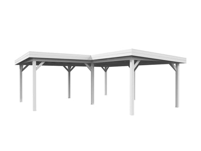 Garden Gazebo Lenna 24.9 m², painted white
