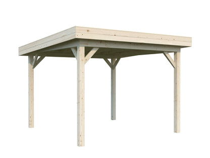Garden Gazebo Lenna 8.3 m², clear dip-treated