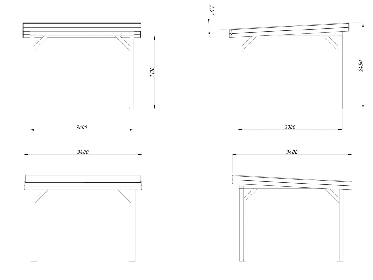 Garden Gazebo Lenna 8.3 m²