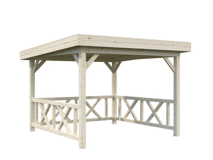 Garden Gazebo Lenna 8.3 m² Set 301, untreated