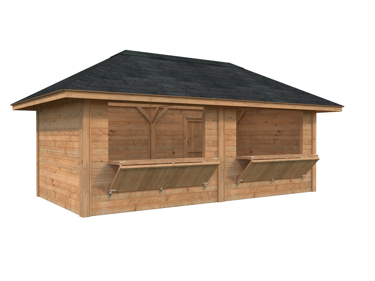 Garden Kiosk Bianca 16.6 m² Set 111