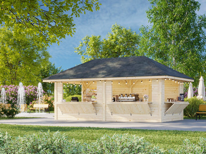 Garden Kiosk Bianca 16.6 m² Set 112