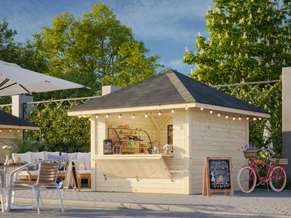 Garden Kiosk Bianca 8.3 m² Set 104