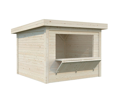 Garden Kiosk Lenna 8.3 m² Set 304, untreated