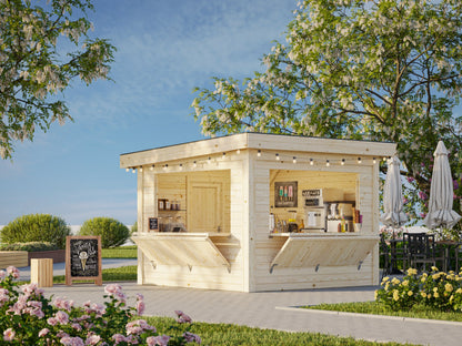 Garden Kiosk Lenna 8.3 m² Set 305