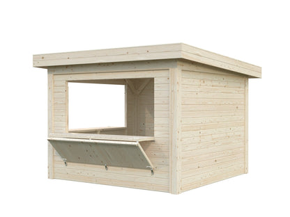 Garden Kiosk Lenna 8.3 m² Set 305, untreated