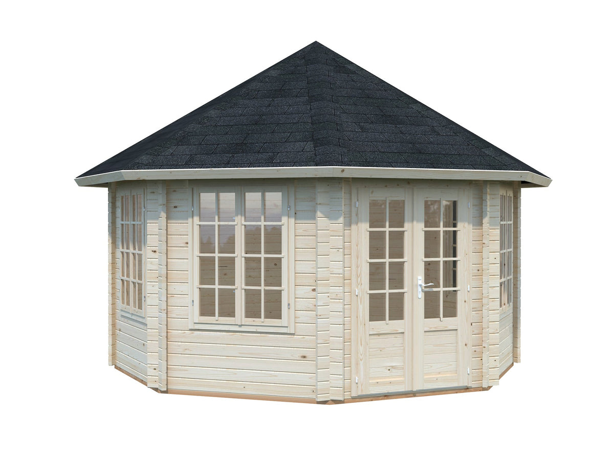Garden Pavilion Hanna 14.1 m², clear dip-treated