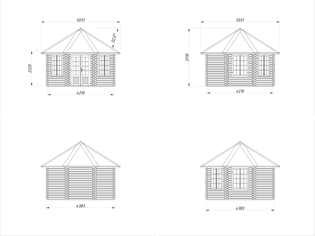 Garden Pavilion Hanna 14.1 m²