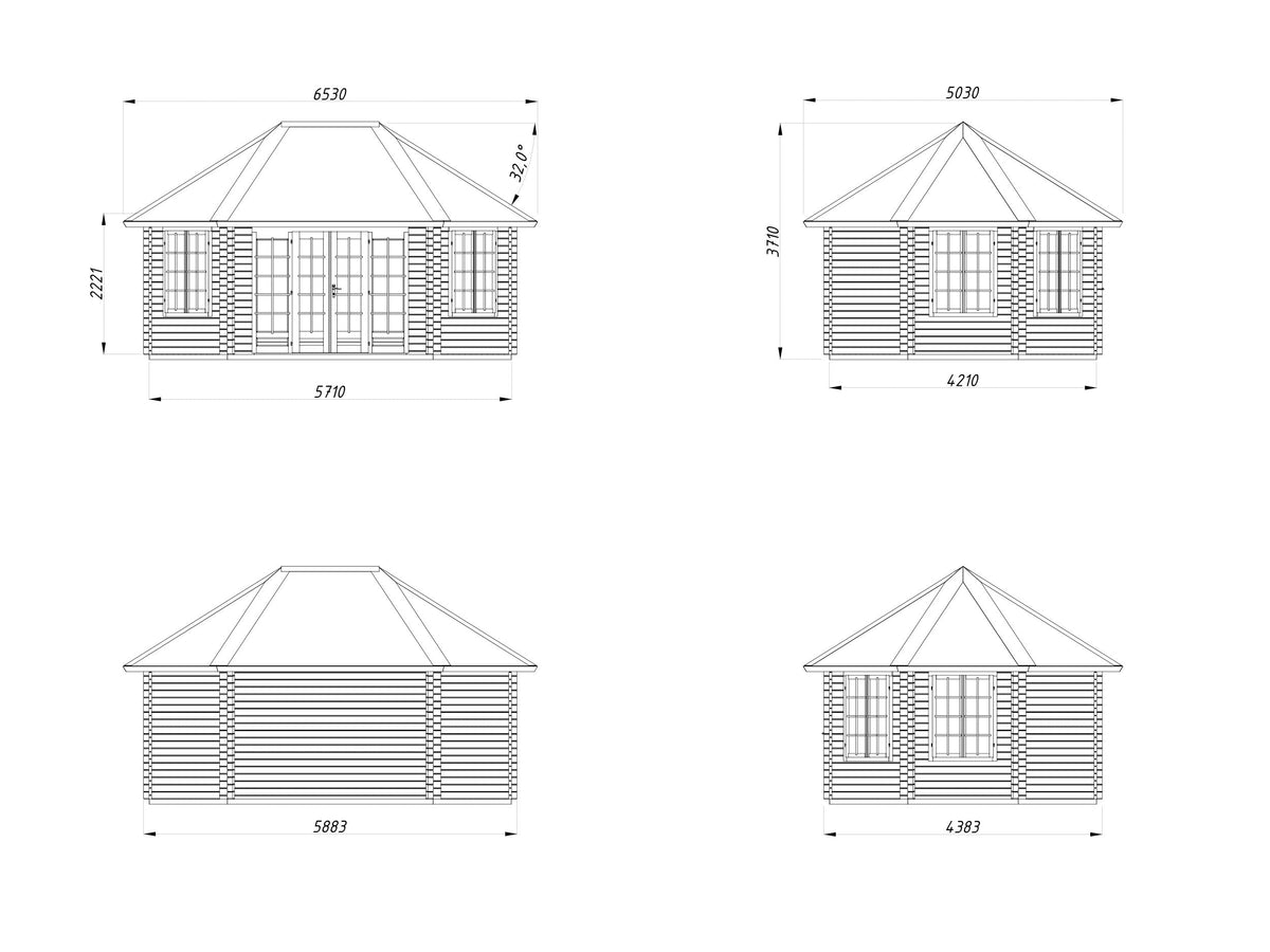 Garden Pavilion Hanna 20.3 m²