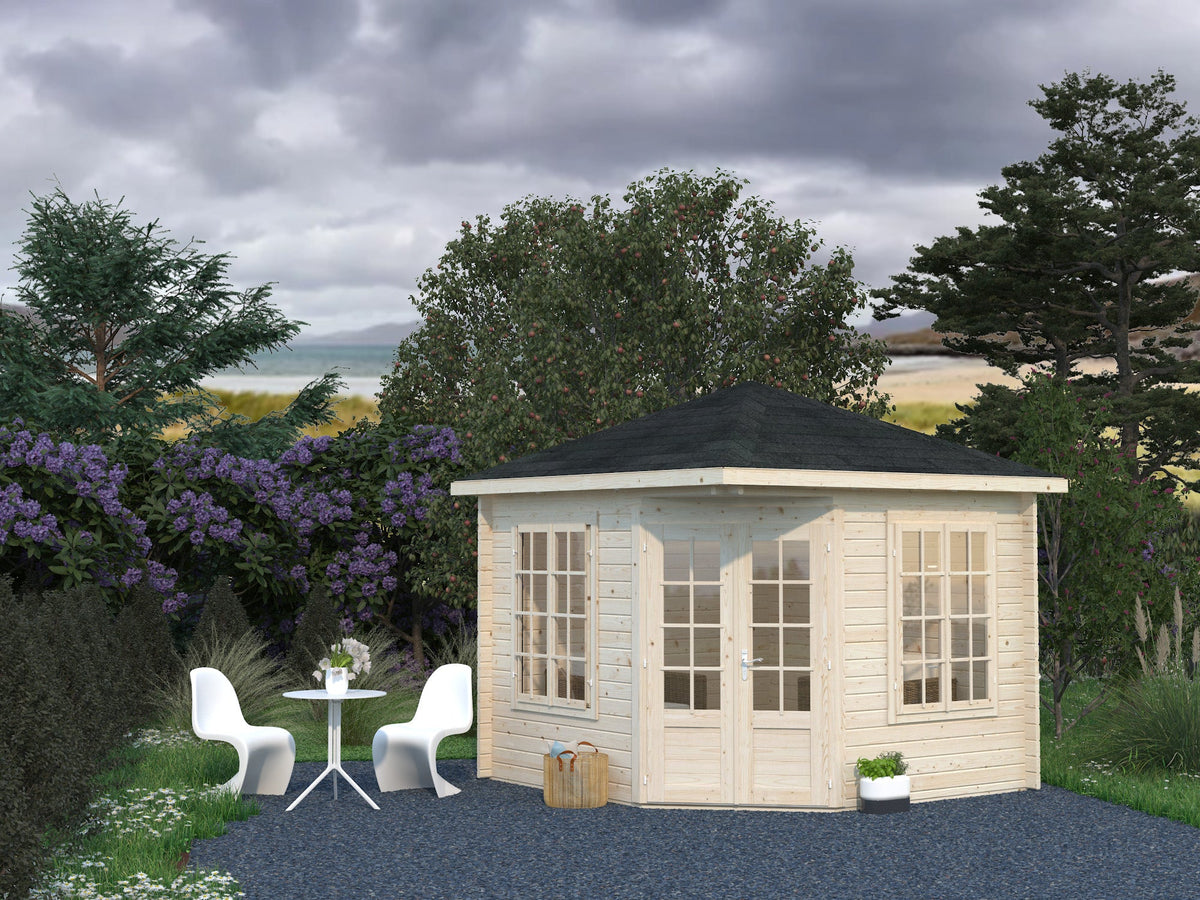 Garden Pavilion Melanie 6.9 m², clear dip-treated