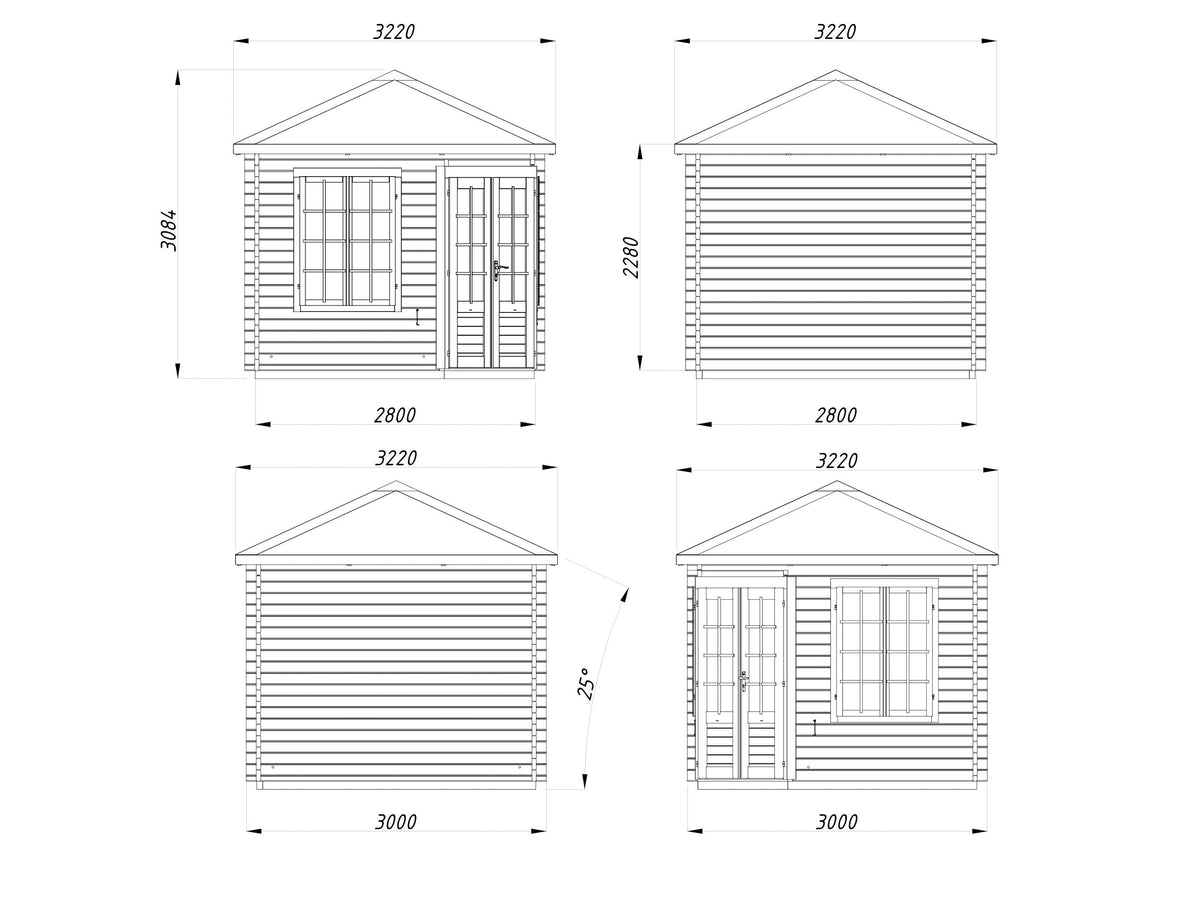 Garden Pavilion Melanie 6.9 m²