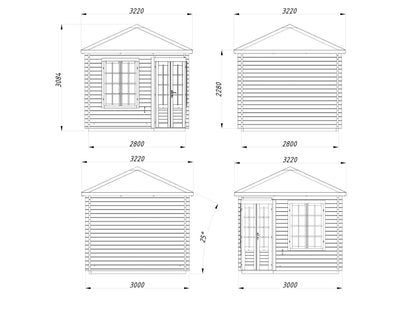 Garden Pavilion Melanie 6.9 m²