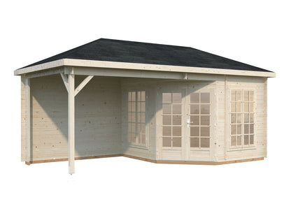 Garden Pavilion Melanie 7.0+8.1 m², untreated