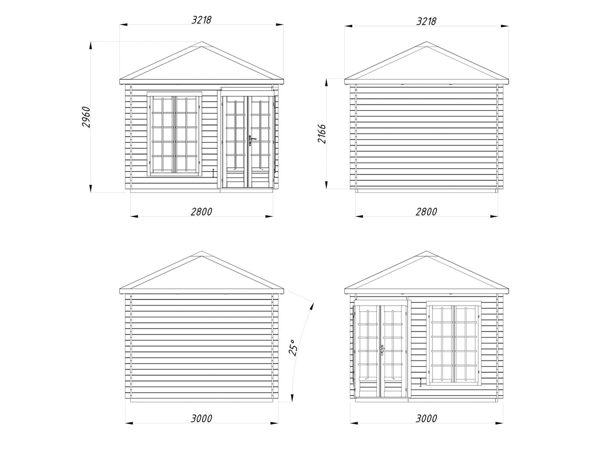 Garden Pavilion Melanie 7.0 m²