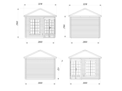 Garden Pavilion Melanie 7.0 m²