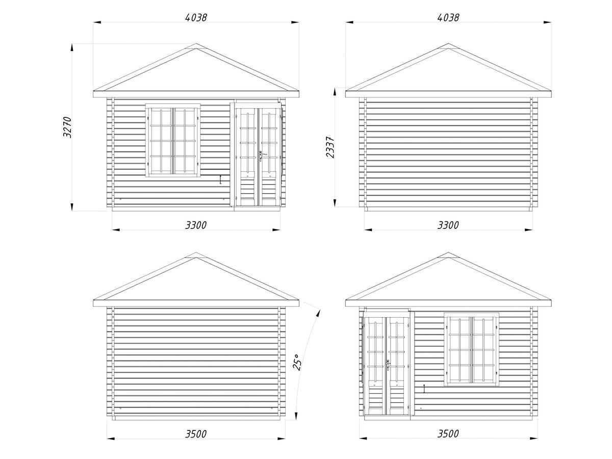 Garden Pavilion Melanie 9.9 m²