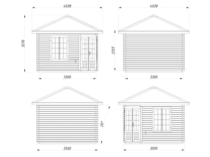Garden Pavilion Melanie 9.9 m²