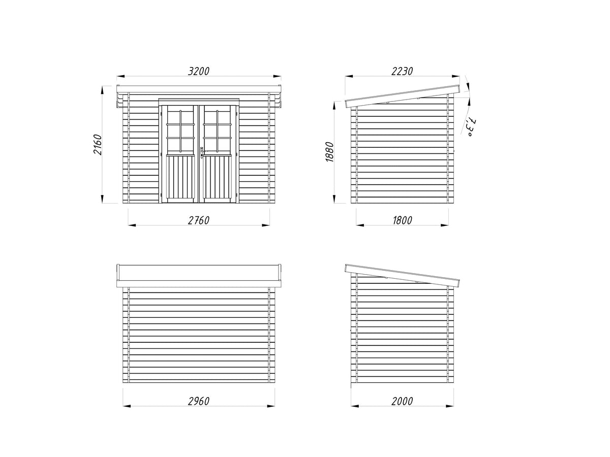 Garden Shed Alice 4.7 m²