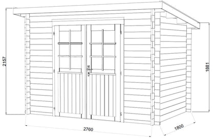 Garden Shed Alice 4.7 m²