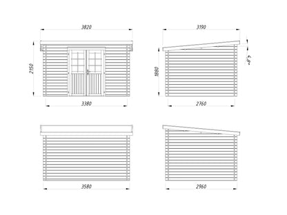 Garden Shed Alice 9.0 m²